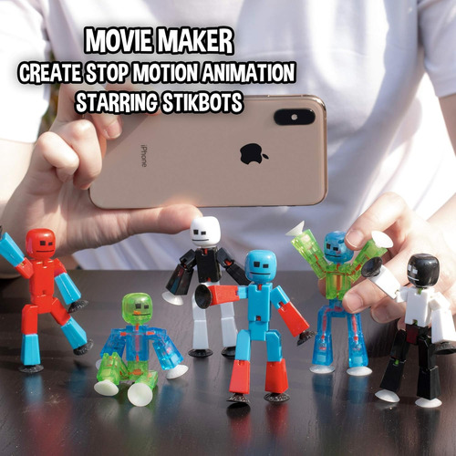 Zing Stikbot Series 4 - Juego De Figuras De Acción De 6 Piez