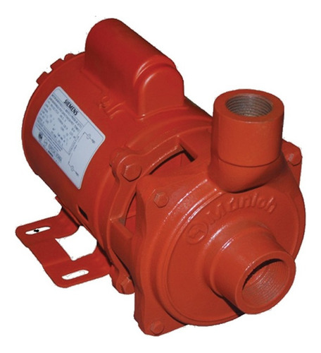 Bomba centrífuga centrífuga Siemens MOT1-2 1hp color naranja