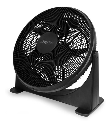 Imagen 2 de 3 de Ventilador de piso Magiclick BMT20P negro con 5 palas de plástico, 20" de diámetro 220 V