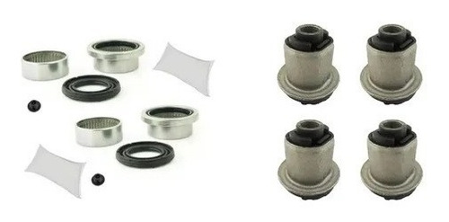 Kit Rolamento Eixo Traseiro +bucha Agregado Peugeot 206 207