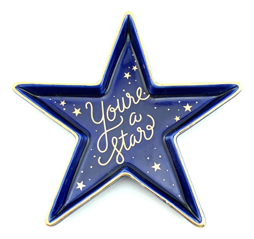 Plato De Ceramica Con Forma De Estrella You're A Star Y Plat