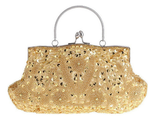 Bolso Floral Vintage Con Abalorios, For Fiesta De Bodas