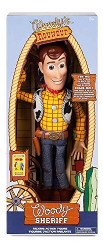 Figura Parlante Con Cuerda De Woody De Toy Story, 16 Pulgad.