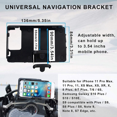 Cargador Usb Soporte Teléfono La Motocicleta For Bmw F700gs