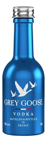 Miniatura Vodka Grey Goose X50cc Aluminio