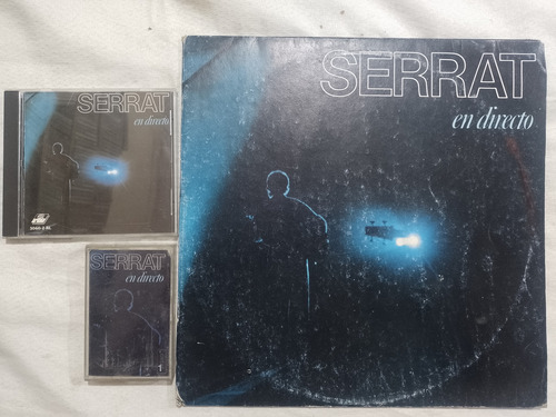 Vinilo Serrat Cd Lote En Directo Onda Sabina Torres Tequila (Usado)