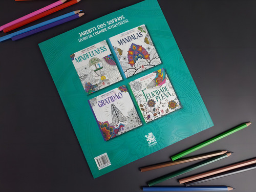 Livro Para Colorir Antiestresse Jardim Dos Sonhos - Mindfuln: Livro De Colorir Antiestresse, De Camelot Editora., Vol. 1. Editorial Camelot, Capa Mole, Edição 2023-01-30 00:00:00 Em Português