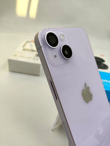 Iphone 14 De 128 Gb Usado Roxo Com Kit Completo E Chaveiro Roxo (Usado)