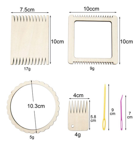 Kit De Tejido Agujas De Tejer Y Herramienta Regalo Mini Con