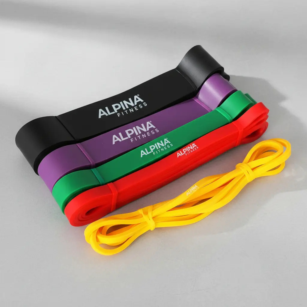 OFERTA DEL DIA: Kit X5 Bandas Elasticas Resistencia Entrenamiento Gym Alpina