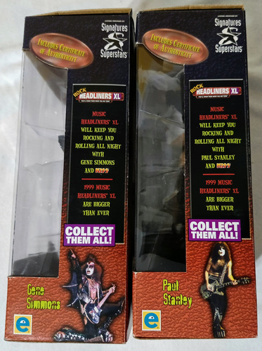 Kiss Gene Simmons Y Paul Stanley Rock Headliners Xl (Usado)