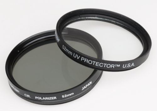 2 Filtro De Camara Tiffen 58mm Polarizador Y Protector Uv