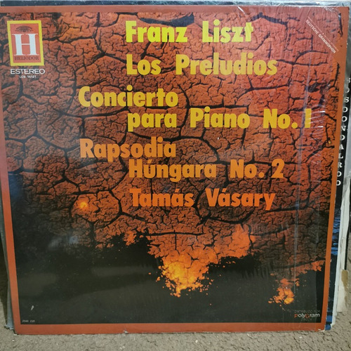 Disco Lp Franz Liszt, Los Preludios-rapsodia Hungara No2