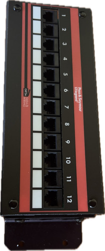 Jack Panel 12 Ptos Cat 5e, Jp12-845c5e Para Empotrar Legrand