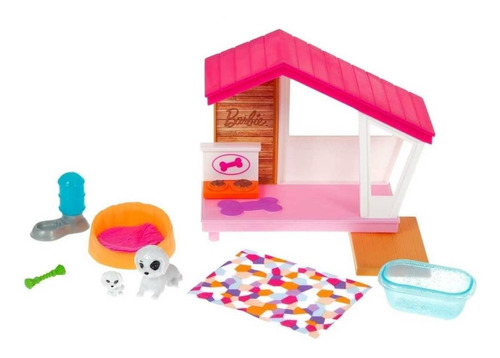 Barbie Set De Juegos Para Mascotas Mattel - Casa Perro