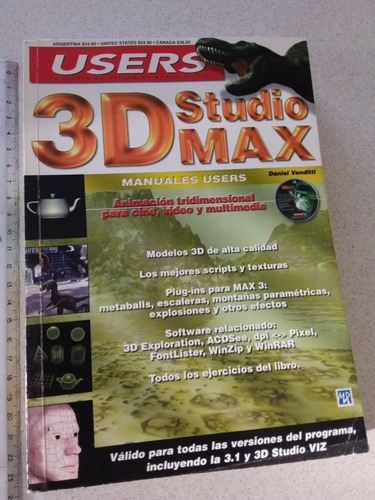 3d Studio Max Users -español- Daniel Venditti- Sin Cd 2000 (Usado)