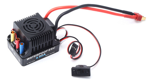 Controlador Eléctrico Esc 2-4s Sin Escobillas De 80 A, Enchu