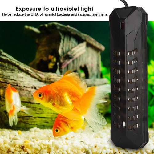Acuario Sumergible Uv Luz Esterilizador Estanque Peces Tanqu