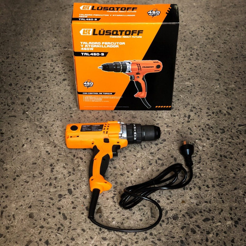 Imagen 2 de 3 de Taladro Atornillador Lüsqtoff Tal450-9 1800rpm 450w Naranja