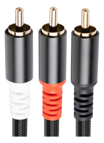 Cable Adaptador Rca Y Cable Y Para Subwoofer, 1 Cable Rca A