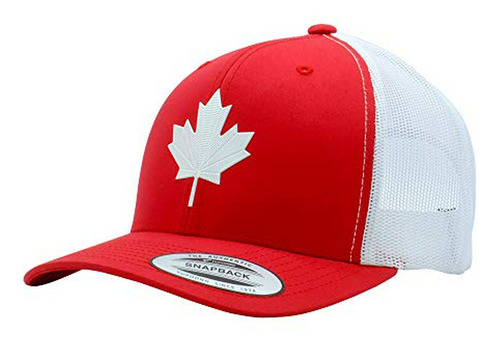 The Pride Canada Hat Premium 3d Patch Trucker Hat, Gorra Sna