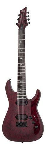 Guitarra eléctrica Schecter C-7 Apocalypse de fresno red reign con diapasón de ébano