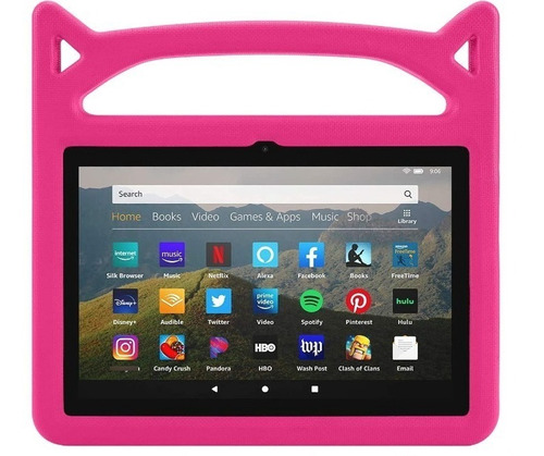 Protector Antigolpe Para Tablet Amazon Fire 7 (rosado)