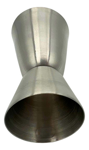 Dosador De Aço Inox Duplo 25/50ml C/ Graduação Profissional