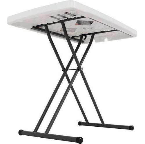 Mesa Personal Plástica Ajustable 66x46x71cm Multiuso Plegabl