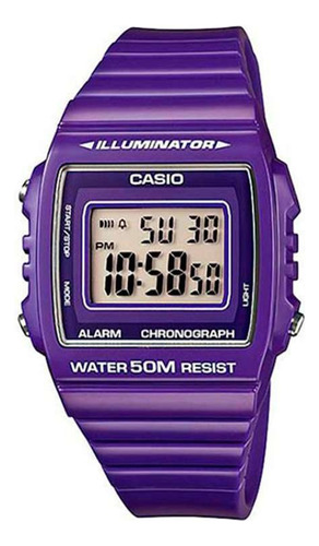 Reloj Casio Unisex Digital W-215h-6a Original