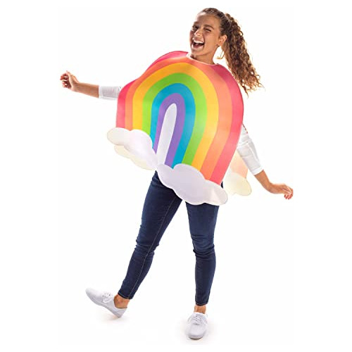 Radiant Rainbow Halloween Costume - Cute Colorful Arc O...