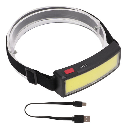 / Linterna Frontal Led Para Casco, Carga Usb, Foco Led