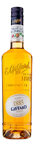 Pack De 4 Licor Giffard Creme De Fruit De La Passion 700 Ml
