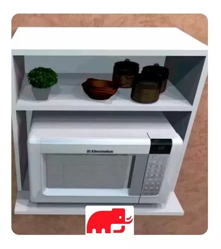 Mueble Estante Repisa Microondas Cocina Para Colgar Melamina