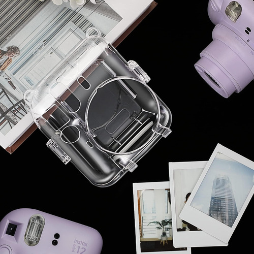 Funda Fintie Para Cámara Fujifilm Instax Mini 12 Lila Claro