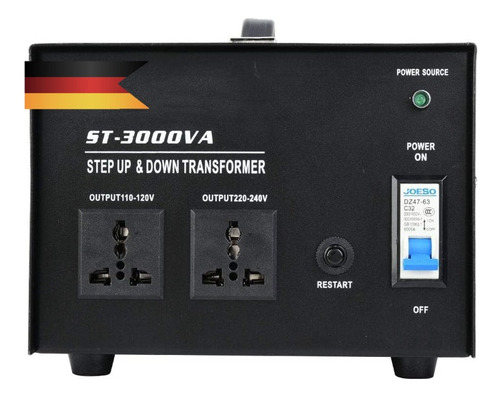 Transformador Convertidor Voltaje3000w 110v-240v O 240v-110v