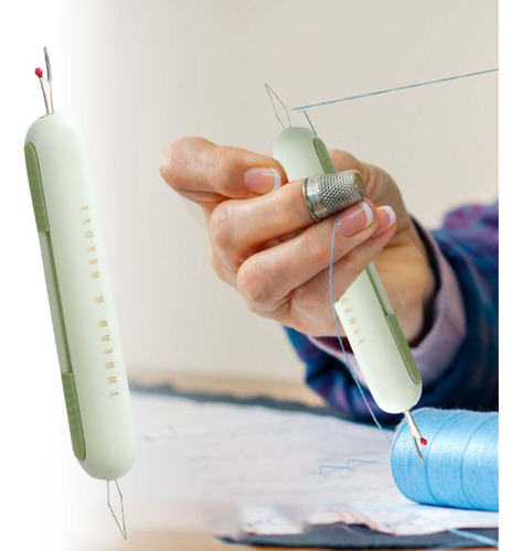 2 Enhebrador De Coser Herramienta Auxiliar Duradera Para