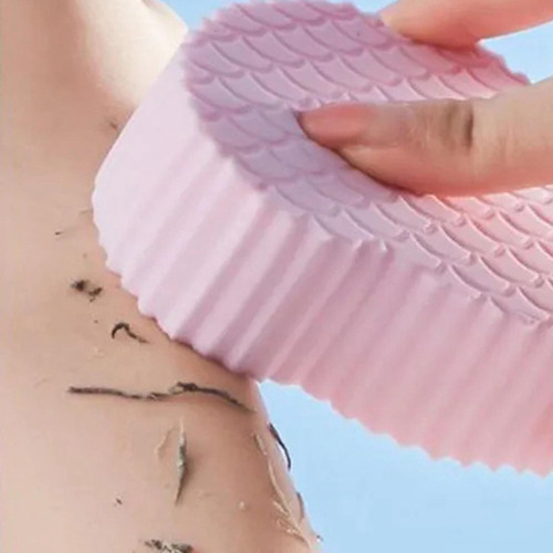 Esponja De Ducha Exfoliante Suave Masajeador Para Limpieza