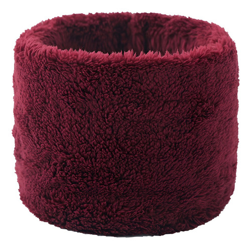 Cuello Polar Chiporro Cuello Invierno Calentador Cuello Color Bordó - V105