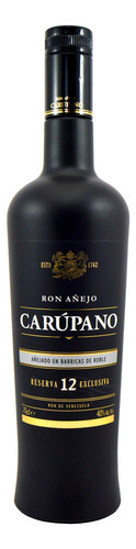 Ron Carupano 12 Años 750ml Importado Original Premium