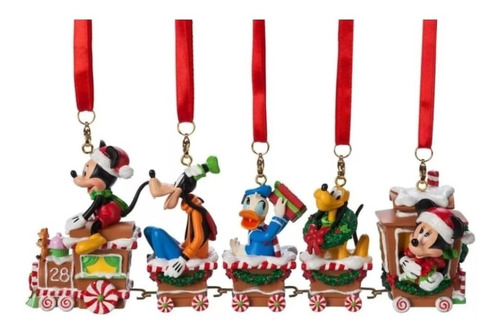 Esferas Ornamentos Tren De Mickey Y Sus Amigo Mini Esferas