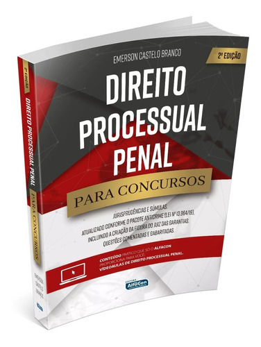 Direito Processual Penal Para Concursos - 2ª Edição: Direito Processual Penal Para Concursos - 2ª Edição, De Equipe Alfacon. Editora Alfacon, Capa Mole Em Português, 2021