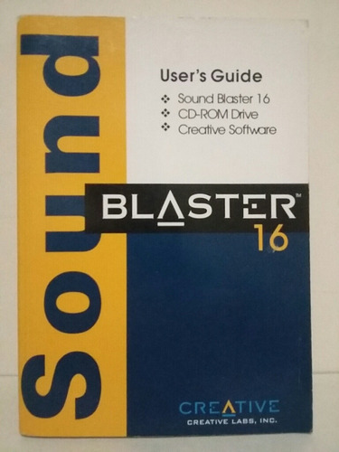 User's Guide For Sound Blaster 16. Creative Labs.