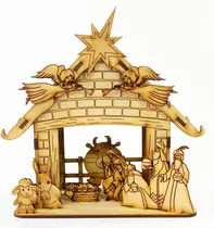 Comprar Nacimiento Navideño En Corte Laser, Len Mdf 3mm