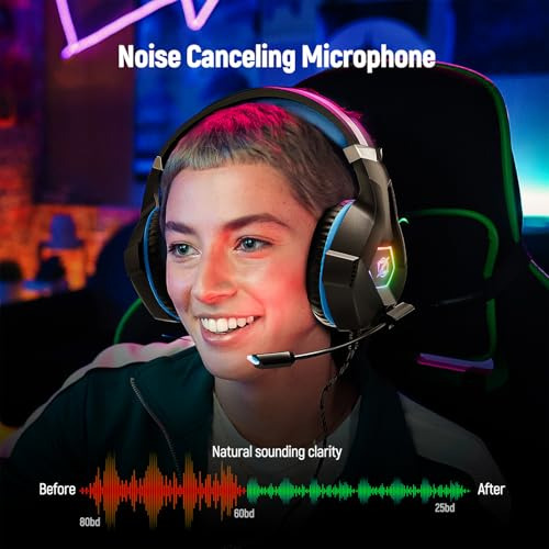 Auriculares Para Juegos Con Sonido Envolvente 7.1 - Pack Rgb