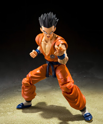 Muñeca Yamcha Dragon Ball Goku Shf Figuarts con figura de Bandai