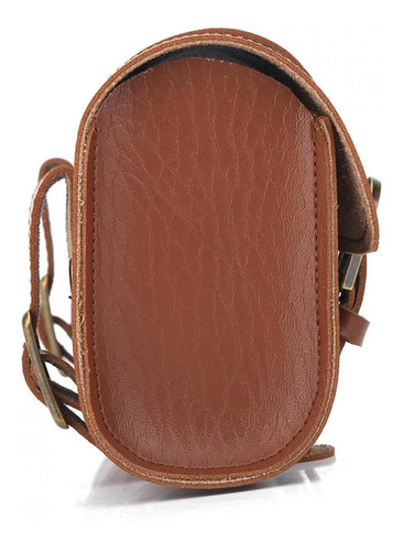 B-soul - Bolsa De Cuero Para Manillar De Bicicleta
