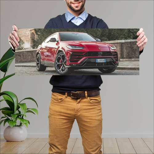 Cuadro 30x80cm Auto 2018 Lamborghini Urus Carbon 438