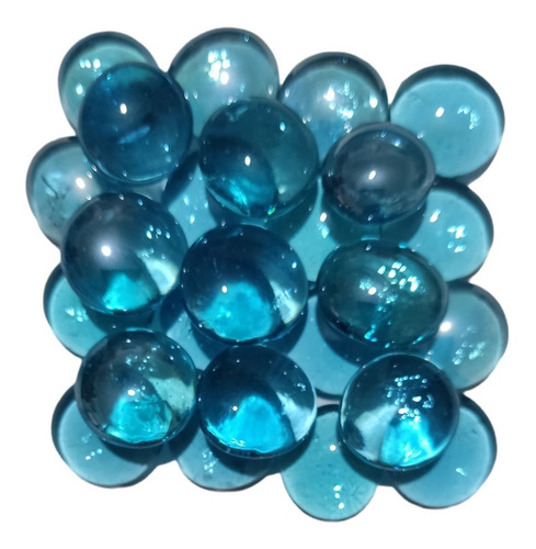 Imagen 1 de 2 de Gema De Cristal Decorativa 1 Kg Color Verde, Azul Ó Turquesa