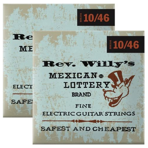 Cuerdas De Guitarra Eléctrica Dunlop Rev. Willy's 10-46